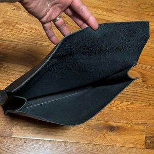 Black🖤Leather Clutch